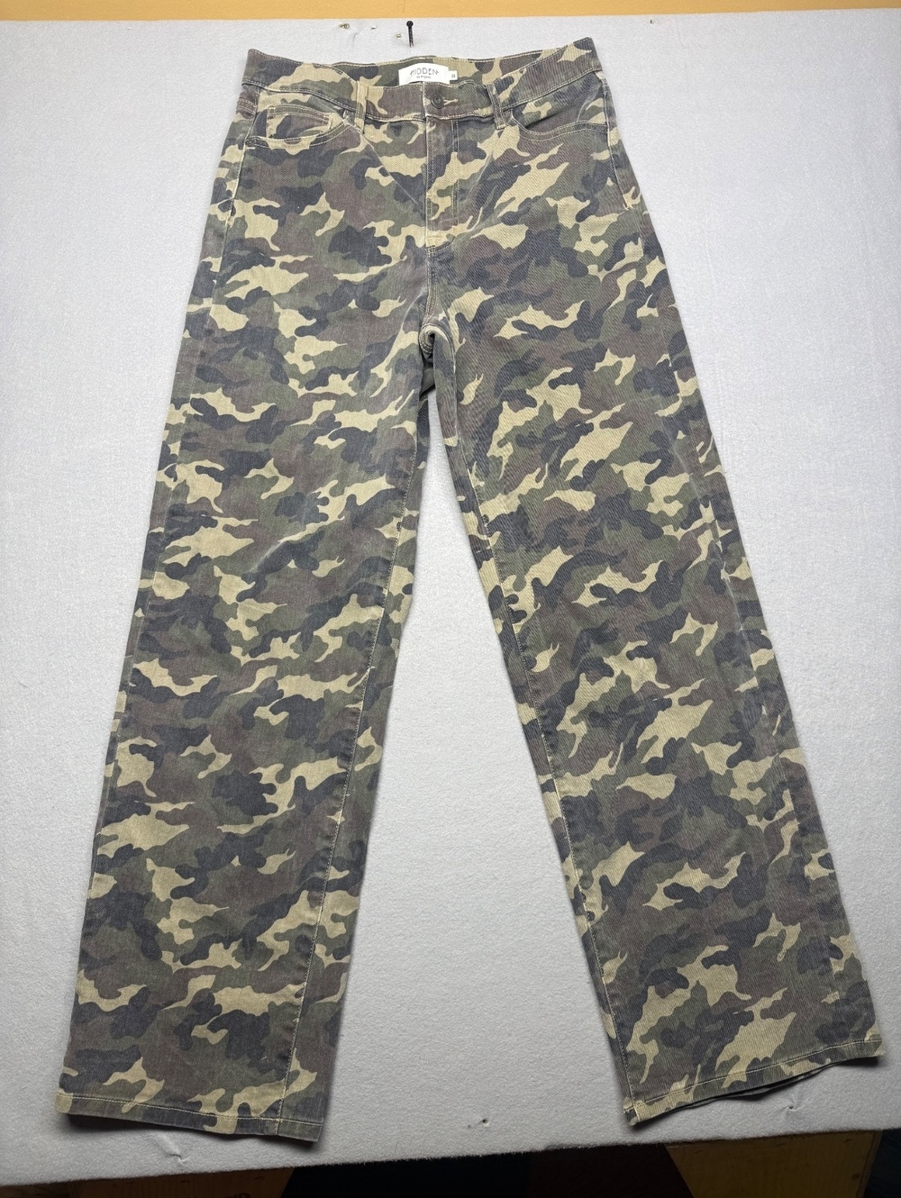Hidden Alyx Baggy Jean Women Waist 28 Camouflage